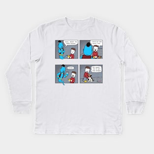 Three wishes. Kids Long Sleeve T-Shirt